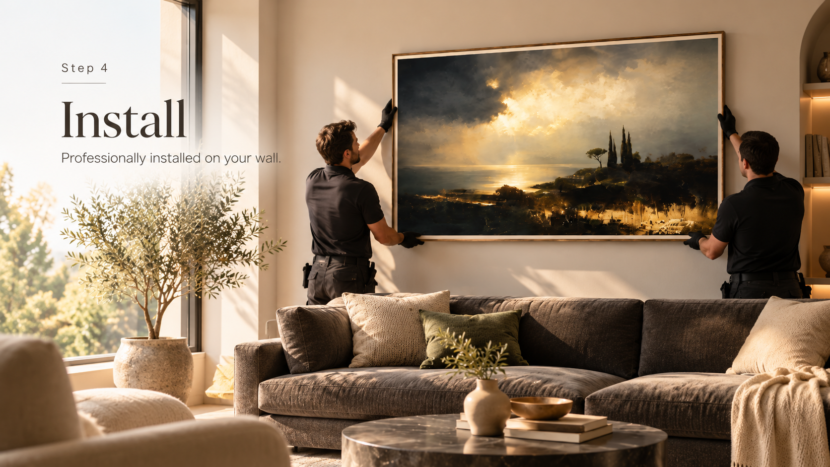 Amvia installation illustration